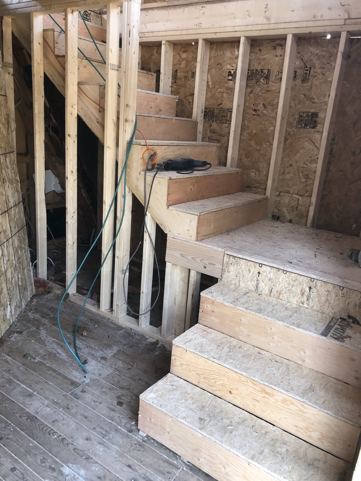 Custom Stair Framing by Integrity Handyman Services