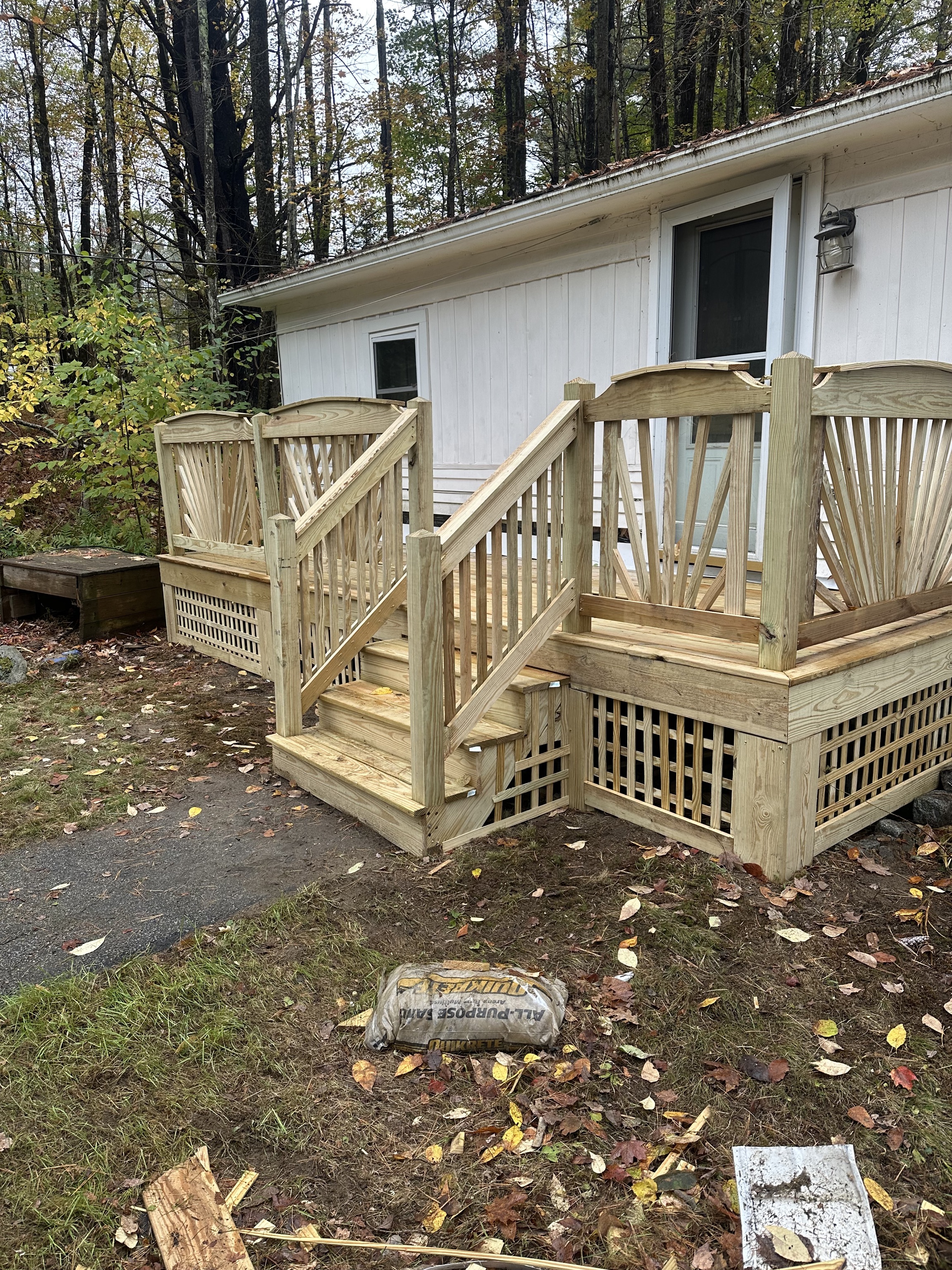 Custom Sunburst Railing by Integrity Handyman Services