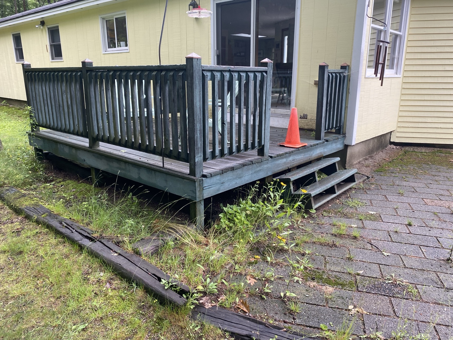 Deck Repair Before by Integrity Handyman Services