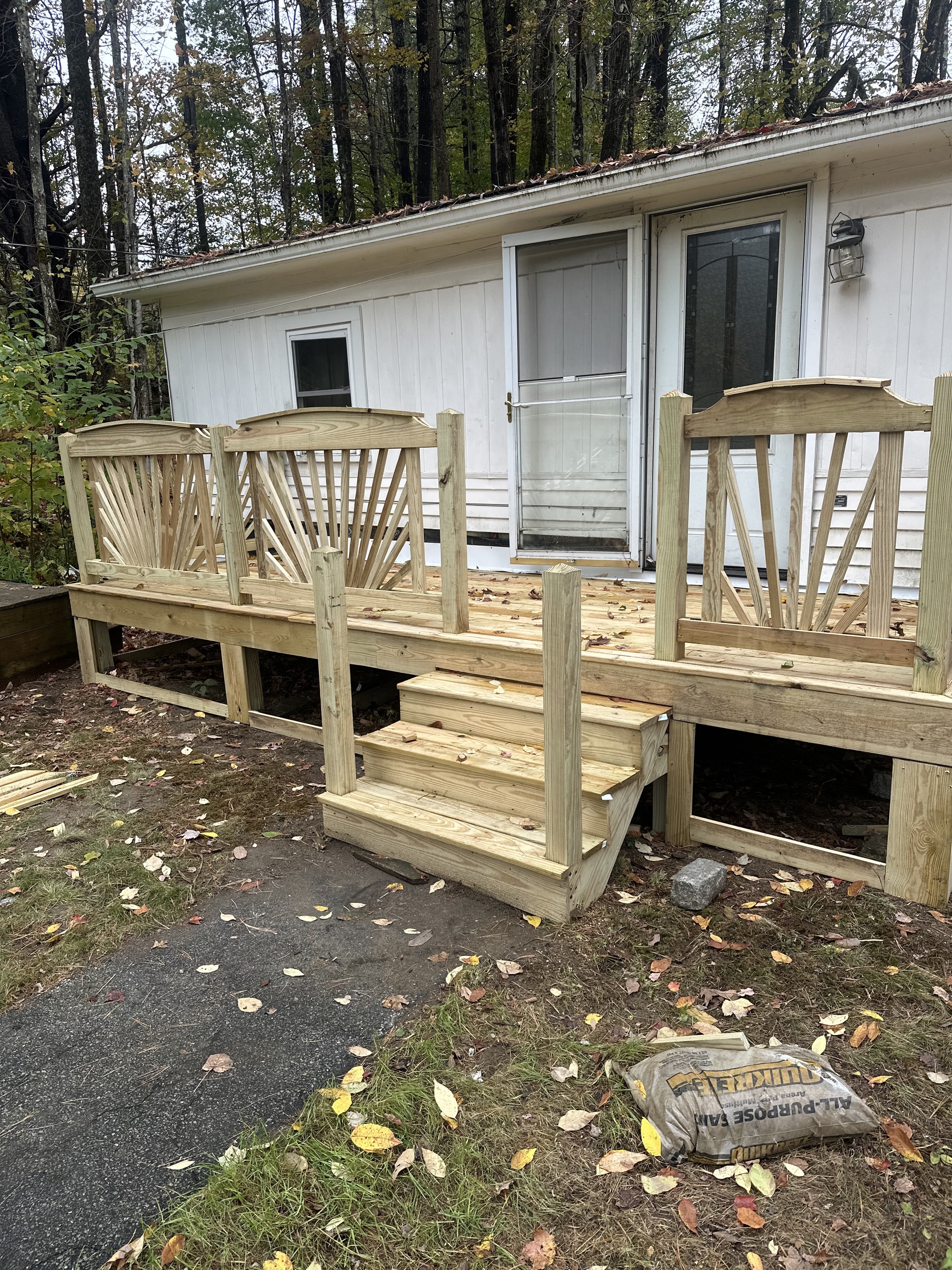 Deck Stair Rail by Integrity Handyman Services